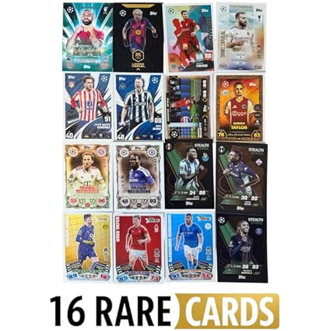 rayihni SUPER RARE 36-CARD BUNDLE: LAMINE YAMAL, SALAH, FIRMINO, CARVAJAL +32 BONUS CARDS  MATCH ATTAX 2025/2026 (25/26)  FOOTBALL TRADING CARDS - Image 3
